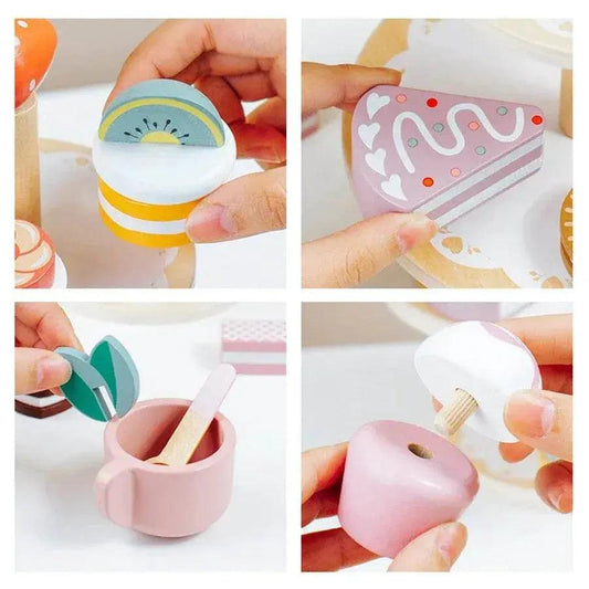  Delightful Wooden Dessert Stand Set for Kids - Toyland EU -  ToylandEU™