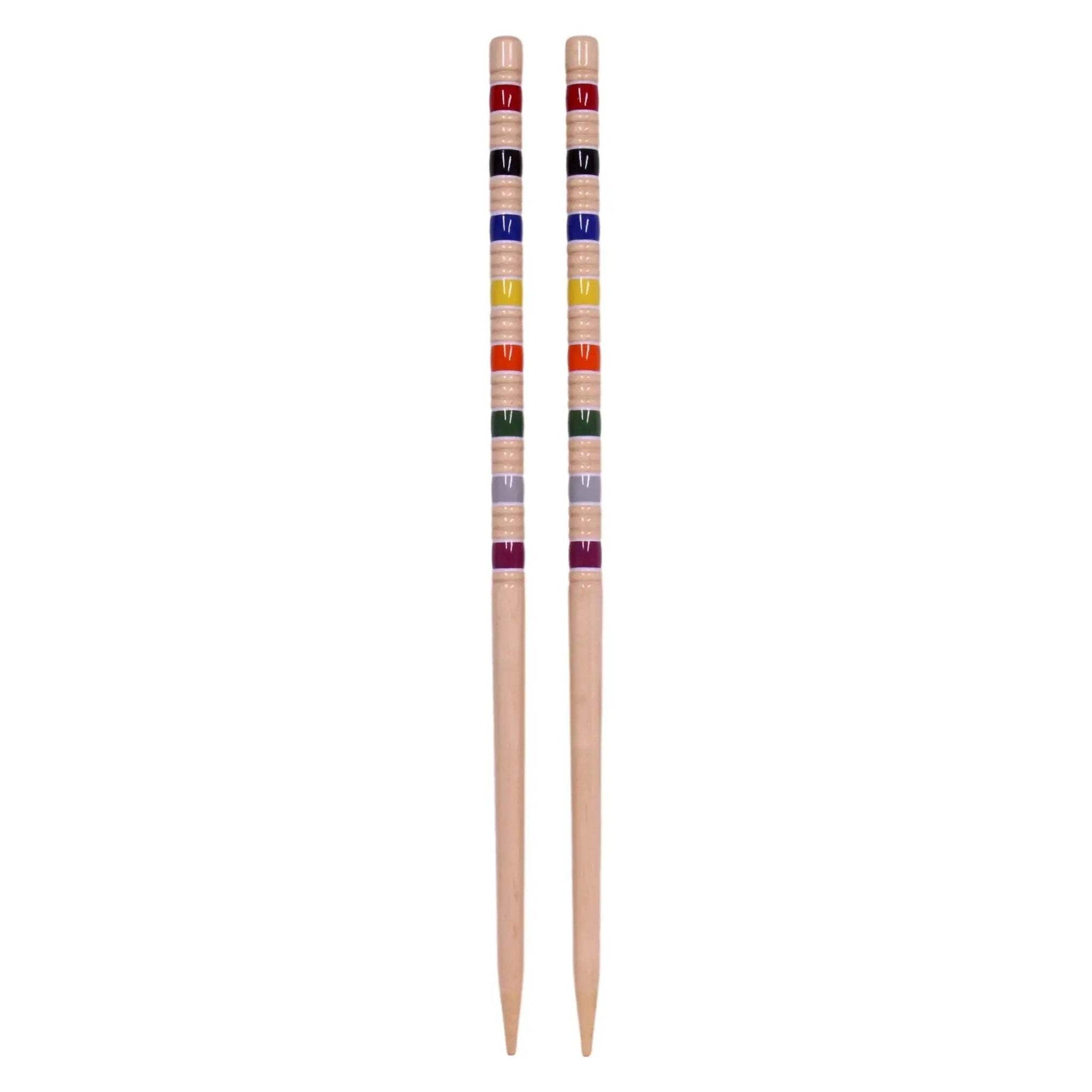 Deluxe 8-Player Croquet Game Set, Wooden Holder or Duffel Carry Bag - ToylandEU