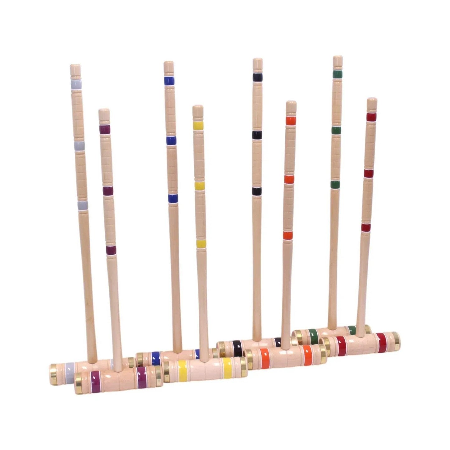 Deluxe 8-Player Croquet Game Set, Wooden Holder or Duffel Carry Bag - ToylandEU