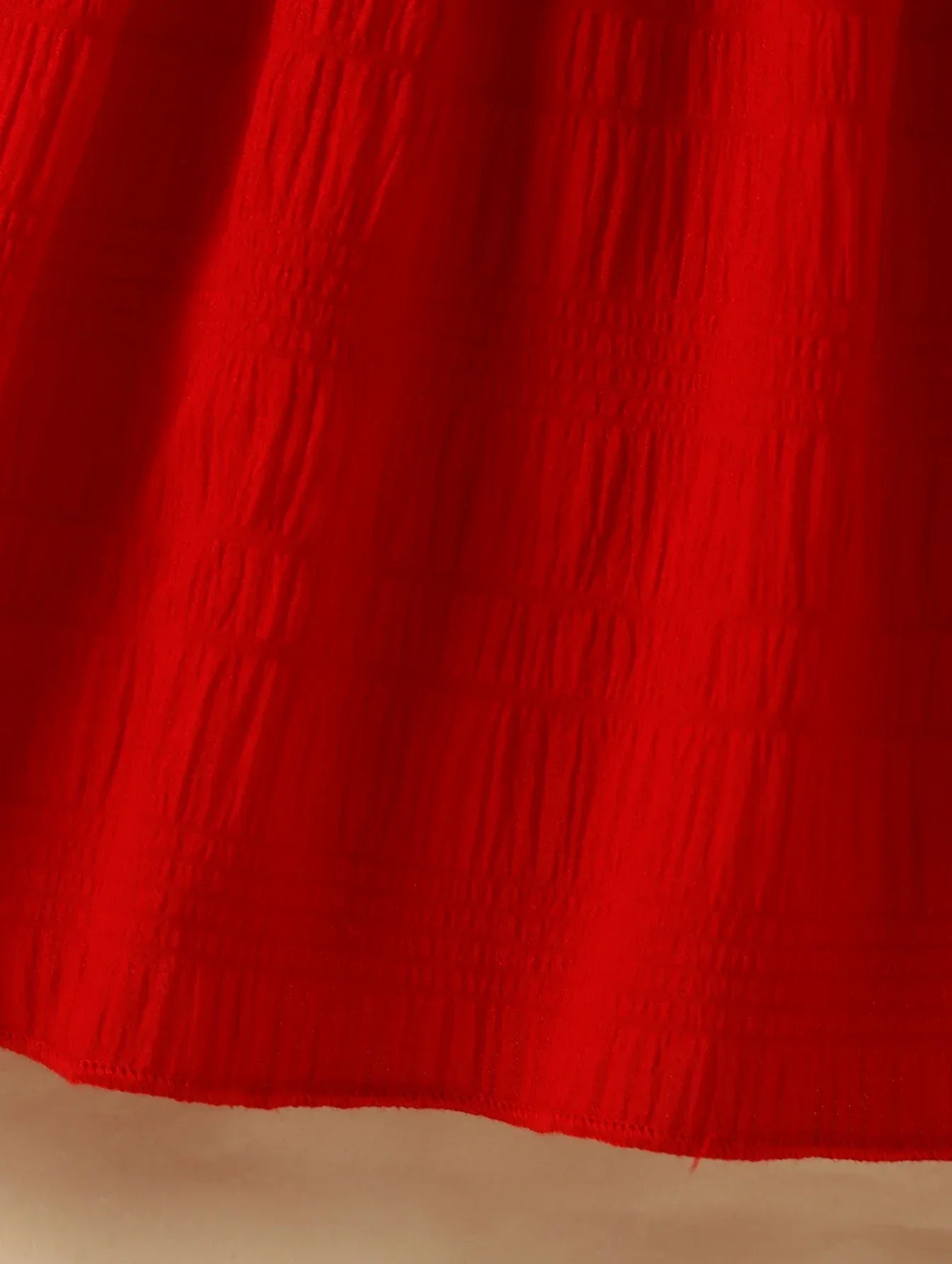 Deluxe Baby Girl Suspenders Dress Red Ruffle Bow Two Piece Set For 0 To 3 Years - ToylandEU