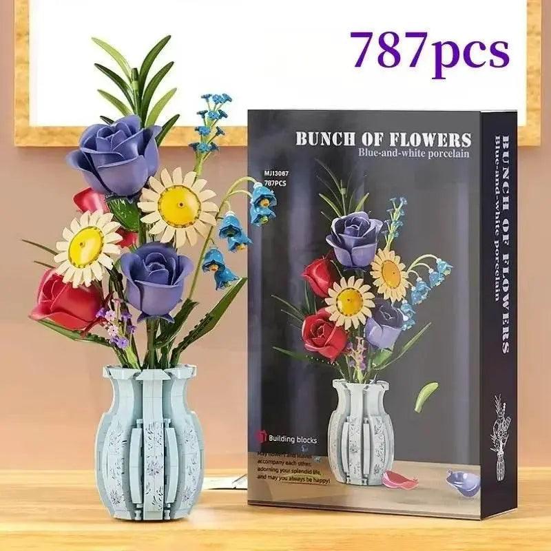  Deluxe Building Blocks Flower Bouquet Set Toyland EU -  ToylandEU™