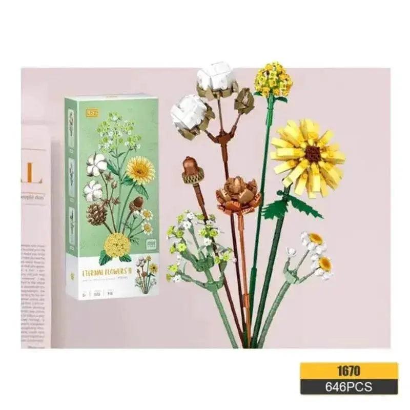  Deluxe Building Blocks Potted Flower Kit Toyland EU -  ToylandEU™