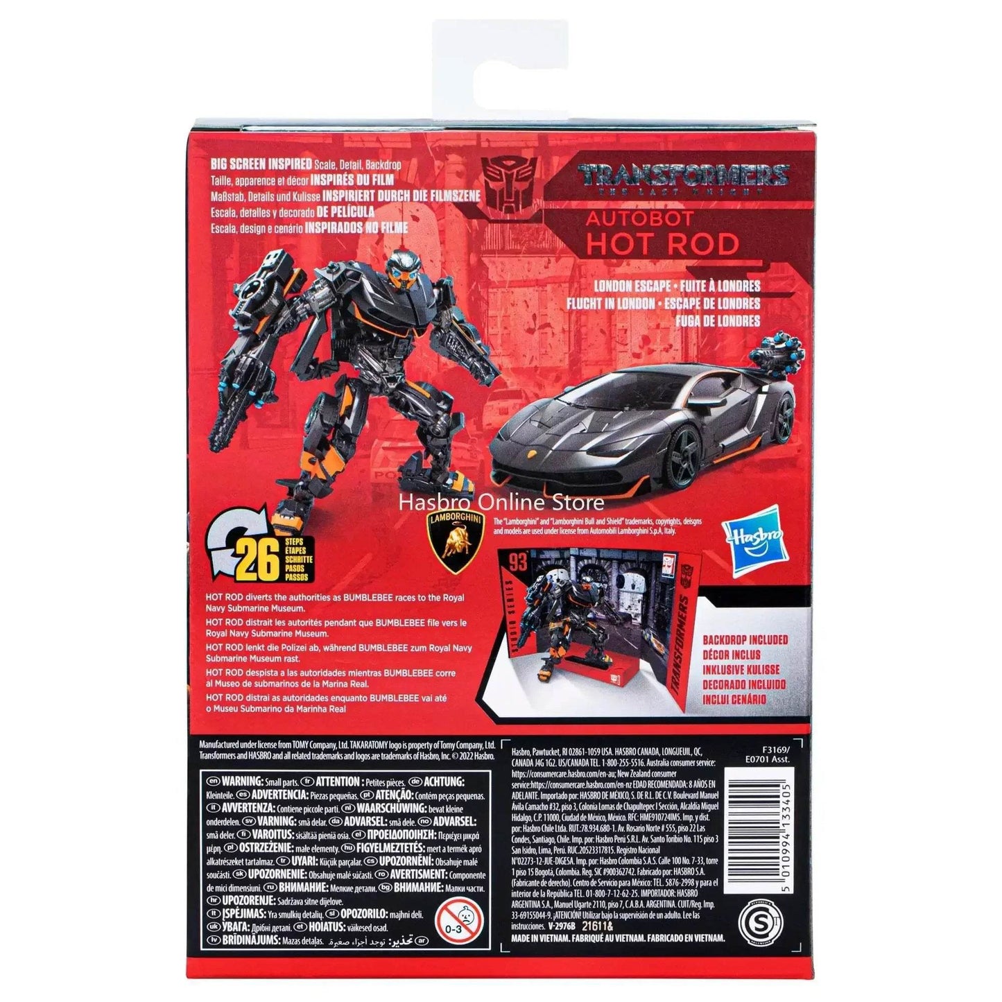 Deluxe Class Autobot Hot Rod - Studio Series 93 from The Last Knight - ToylandEU