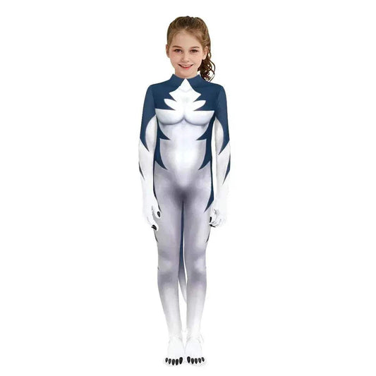 Deluxe Cosplay Bodysuit Leopard Printed With Tail For Kids - ToylandEU