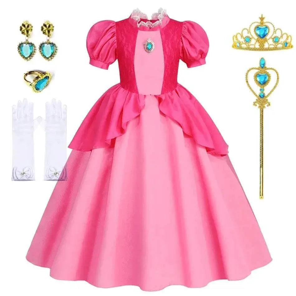  Deluxe Cosplay Dress Peach Lace Trim 4Y Toyland EU -  ToylandEU™