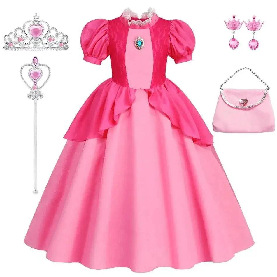  Deluxe Cosplay Dress Peach Lace Trim 4Y Toyland EU -  ToylandEU™