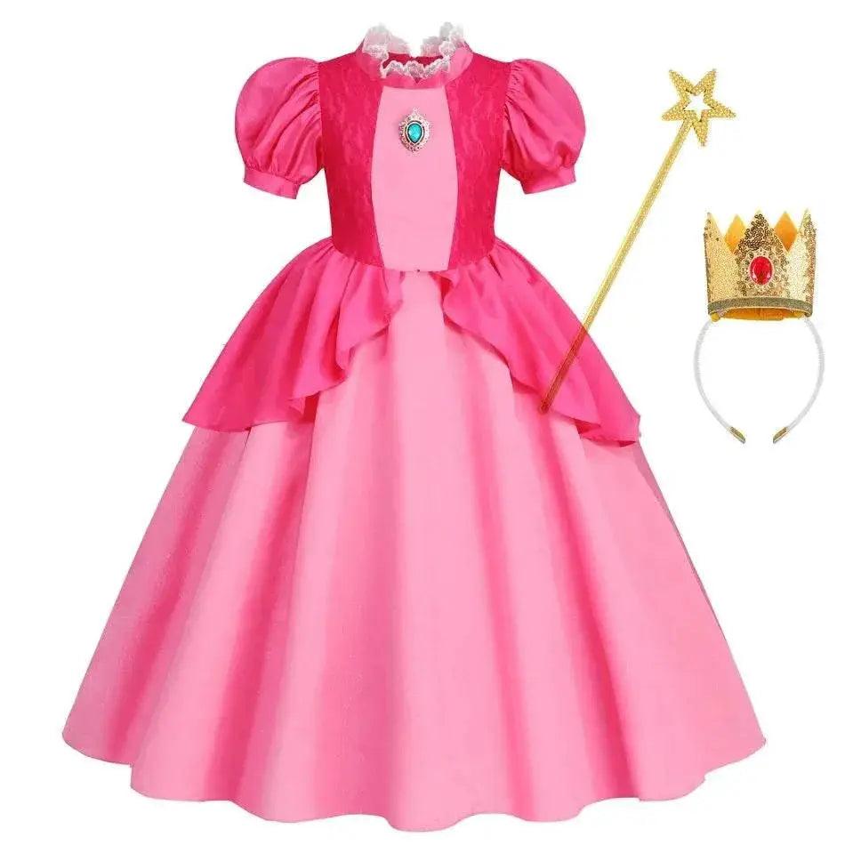 Deluxe Cosplay Dress Peach Lace Trim 4Y Toyland EU -  ToylandEU™