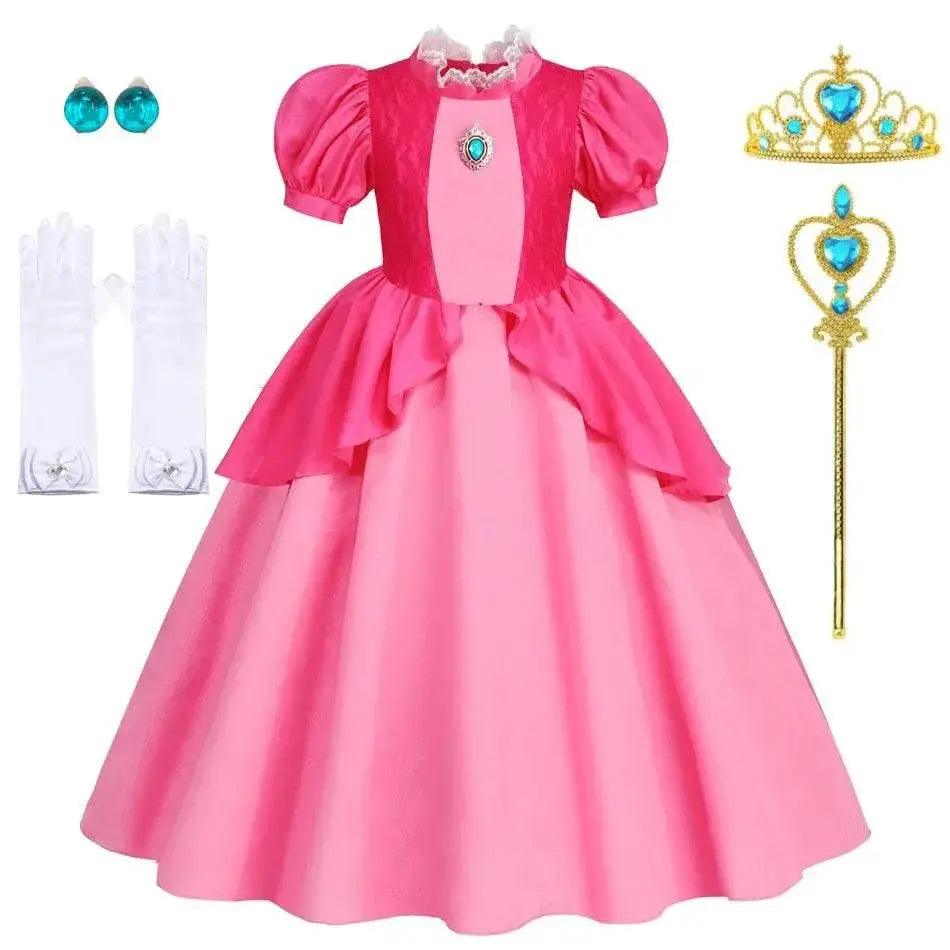  Deluxe Cosplay Dress Peach Lace Trim 4Y Toyland EU -  ToylandEU™