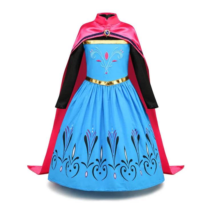 Deluxe Costume Disney Elsa Anna Mesh Princess For Girls - ToylandEU
