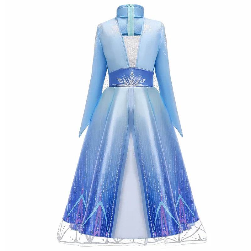 Deluxe Costume Disney Elsa Anna Mesh Princess For Girls - ToylandEU