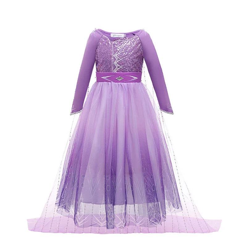 Deluxe Costume Disney Elsa Anna Mesh Princess For Girls - ToylandEU