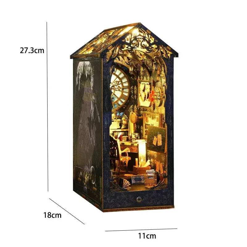 Deluxe DIY Book Nook Kit 3D Wooden Puzzle Doll House - ToylandEU