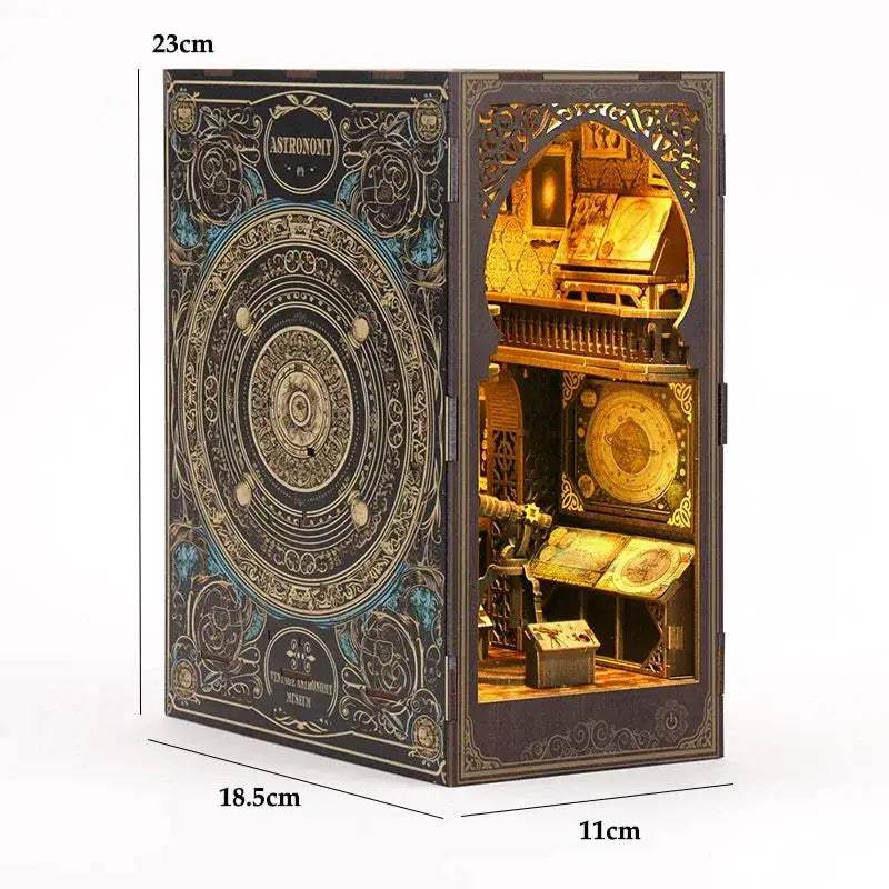 Deluxe DIY Book Nook Kit 3D Wooden Puzzle Doll House - ToylandEU