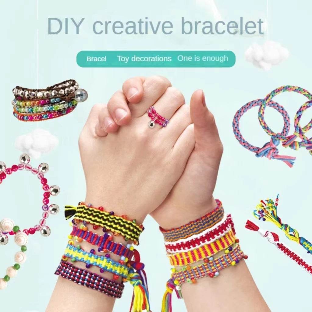 Deluxe DIY Charm Bracelet Kit Beading Woven For Girls - ToylandEU