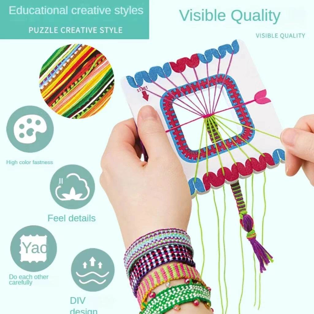 Deluxe DIY Charm Bracelet Kit Beading Woven For Girls - ToylandEU