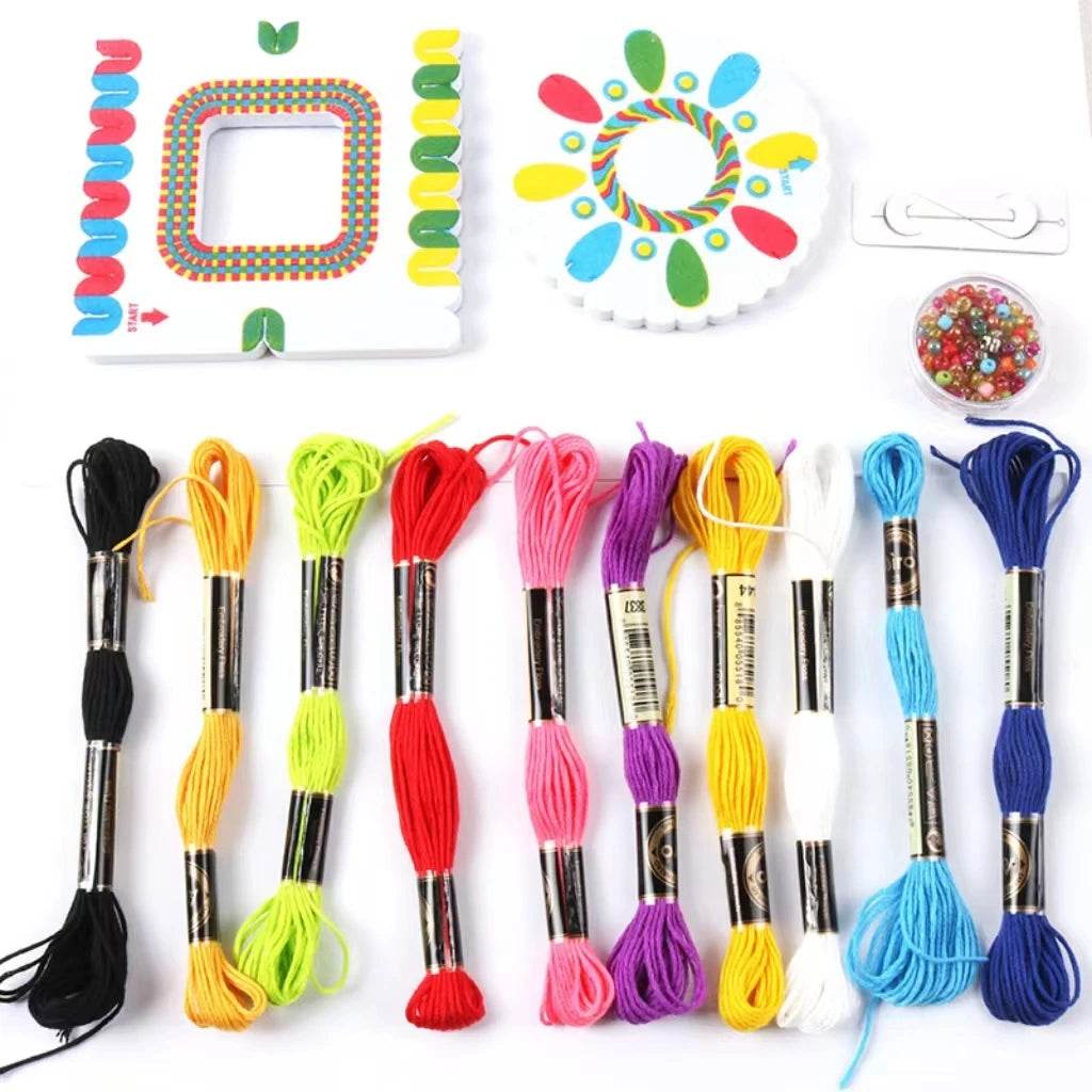 Deluxe DIY Charm Bracelet Kit Beading Woven For Girls - ToylandEU