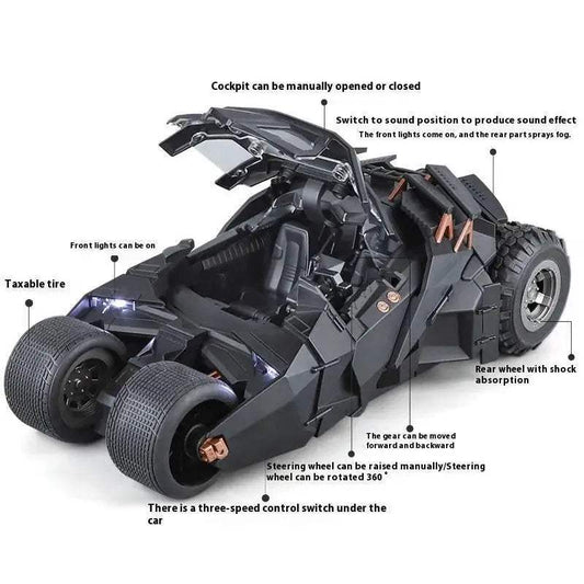  Deluxe Diecast Batmobile 1 18 Scale Car Toyland EU -  ToylandEU™