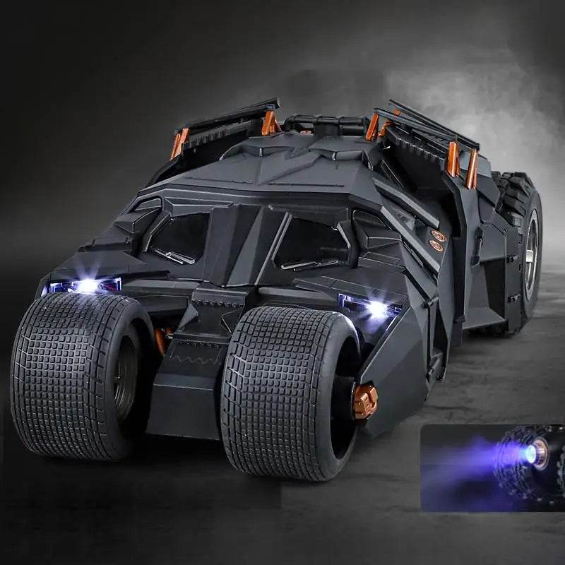Deluxe Diecast Batmobile Tumbler Alloy Sound Light Gift - ToylandEU