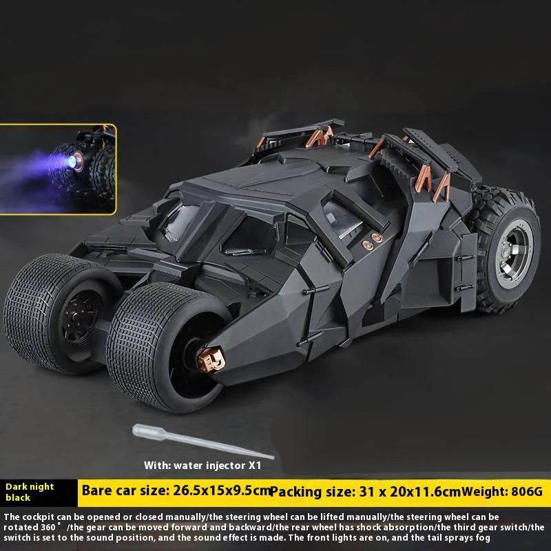 Deluxe Diecast Batmobile Tumbler Alloy Sound Light Gift - ToylandEU