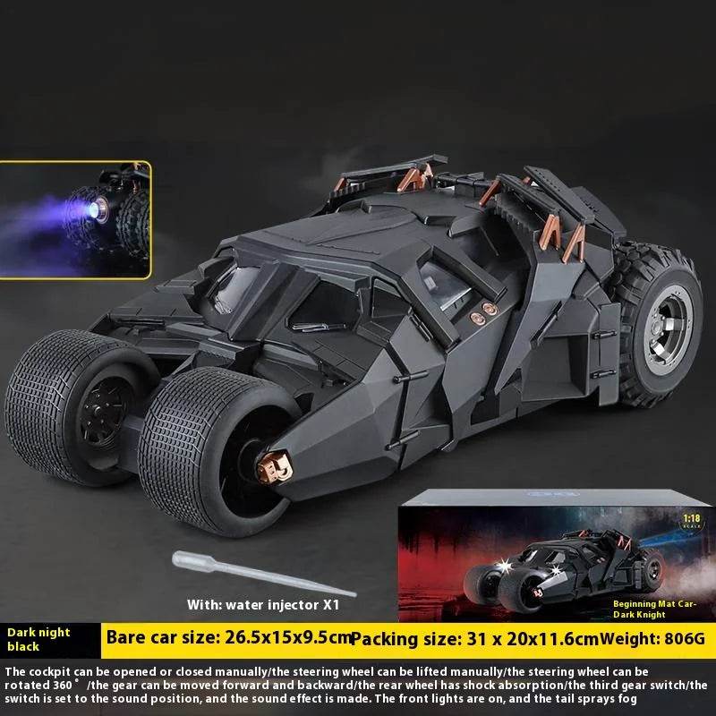 Deluxe Diecast Batmobile Tumbler Alloy Sound Light Gift - ToylandEU