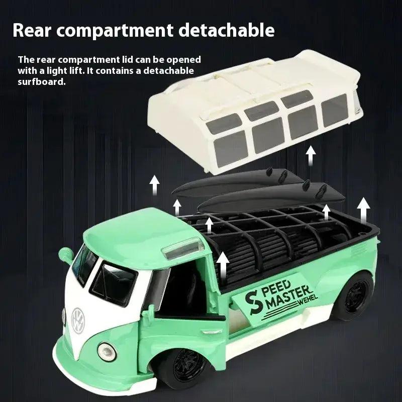  Deluxe Diecast Car VW Bus T1 1 32 Scale Toyland EU -  ToylandEU™