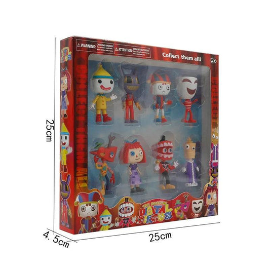 Deluxe Digital Circus Action Figure 8Pc Boxed Set For Teens - ToylandEU