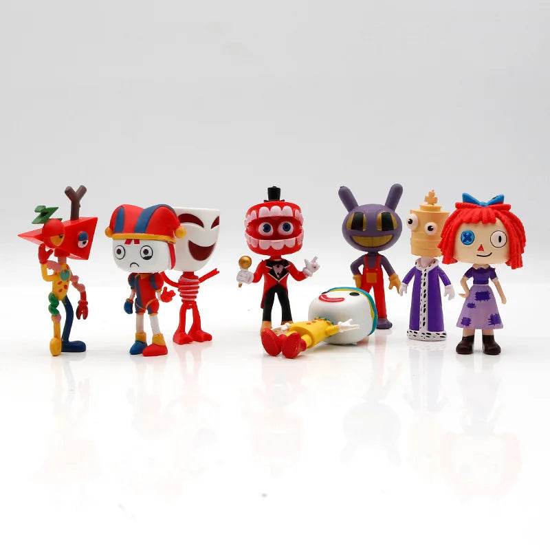 Deluxe Digital Circus Action Figure 8Pc Boxed Set For Teens - ToylandEU