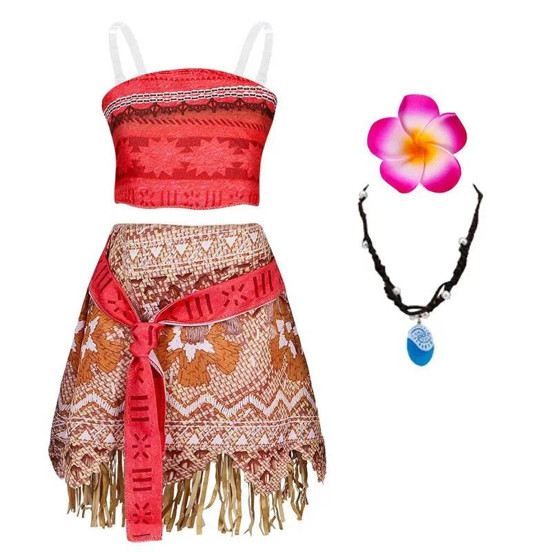 Deluxe Disney Maui Costume For Boys With Tattoo Print Pants - ToylandEU