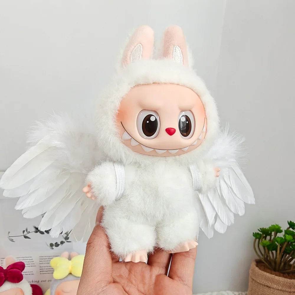 Deluxe Doll Accessories Black White Angel Wings Labubu 17cm - ToylandEU