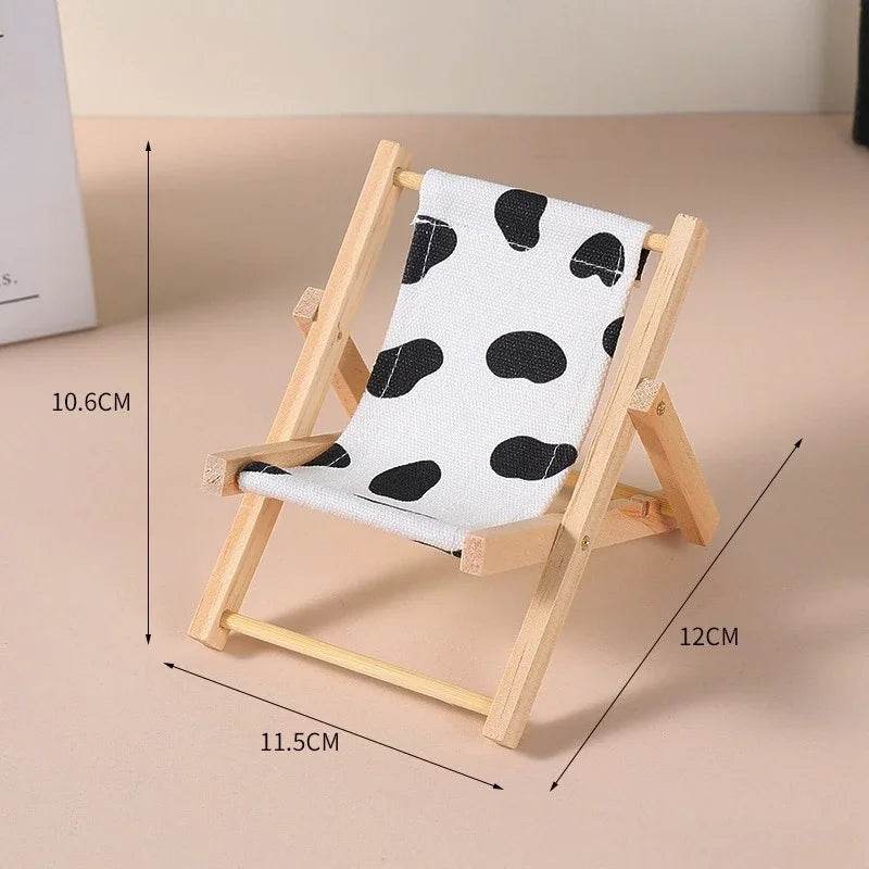 Deluxe Doll Chair Accessory Wooden Beach Recliner For Dolls - ToylandEU