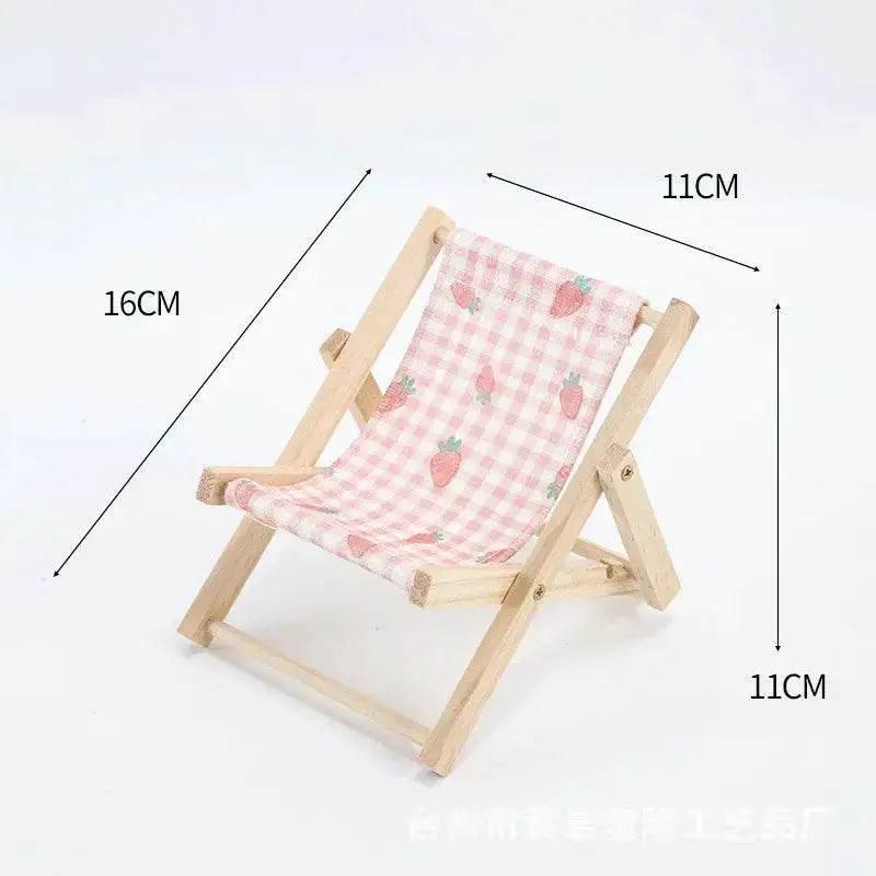  Deluxe Doll Chair Wooden Beach Recliner Toyland EU -  ToylandEU™