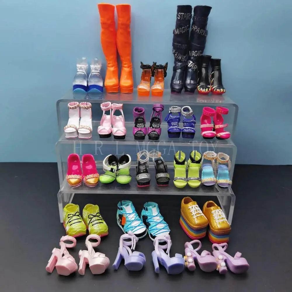  Deluxe Doll Shoes 3D Rainbow School Shoes Toyland EU -  ToylandEU™
