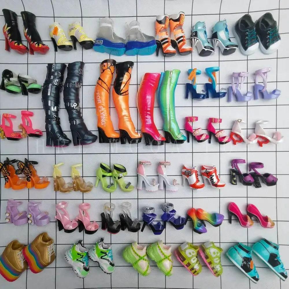  Deluxe Doll Shoes 3D Rainbow School Shoes Toyland EU -  ToylandEU™