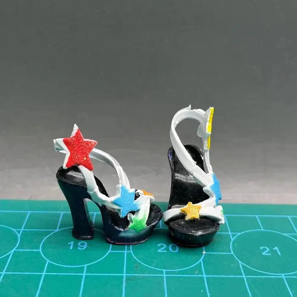  Deluxe Doll Shoes 3D Rainbow School Shoes Toyland EU -  ToylandEU™
