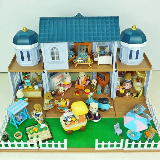  Deluxe Dollhouse Villa Set For Creative Miniature Play -  ToylandEU™