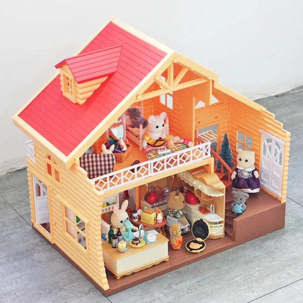 Deluxe Dollhouse Villa Set For Creative Miniature Play - ToylandEU
