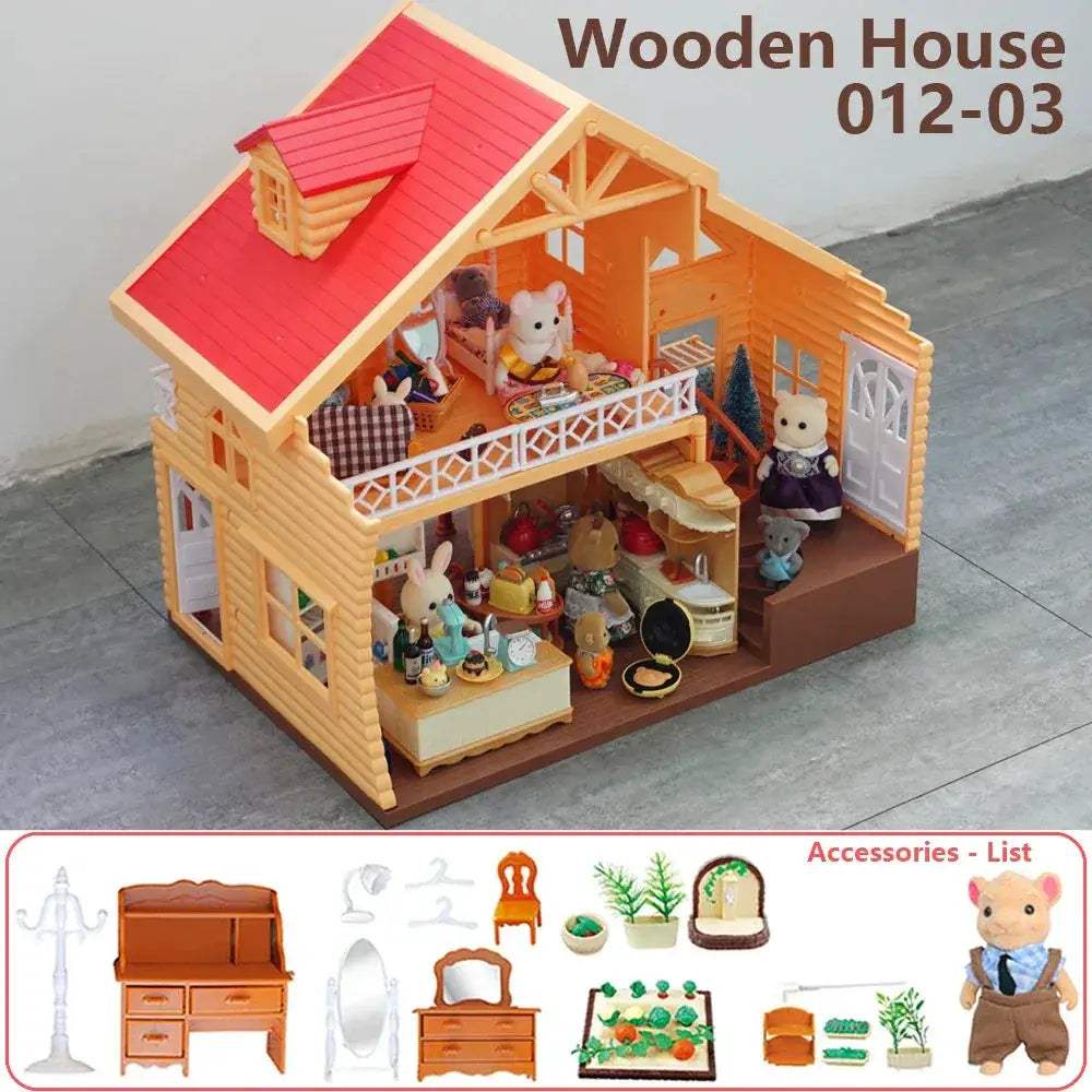 Deluxe Dollhouse Villa Set For Creative Miniature Play - ToylandEU