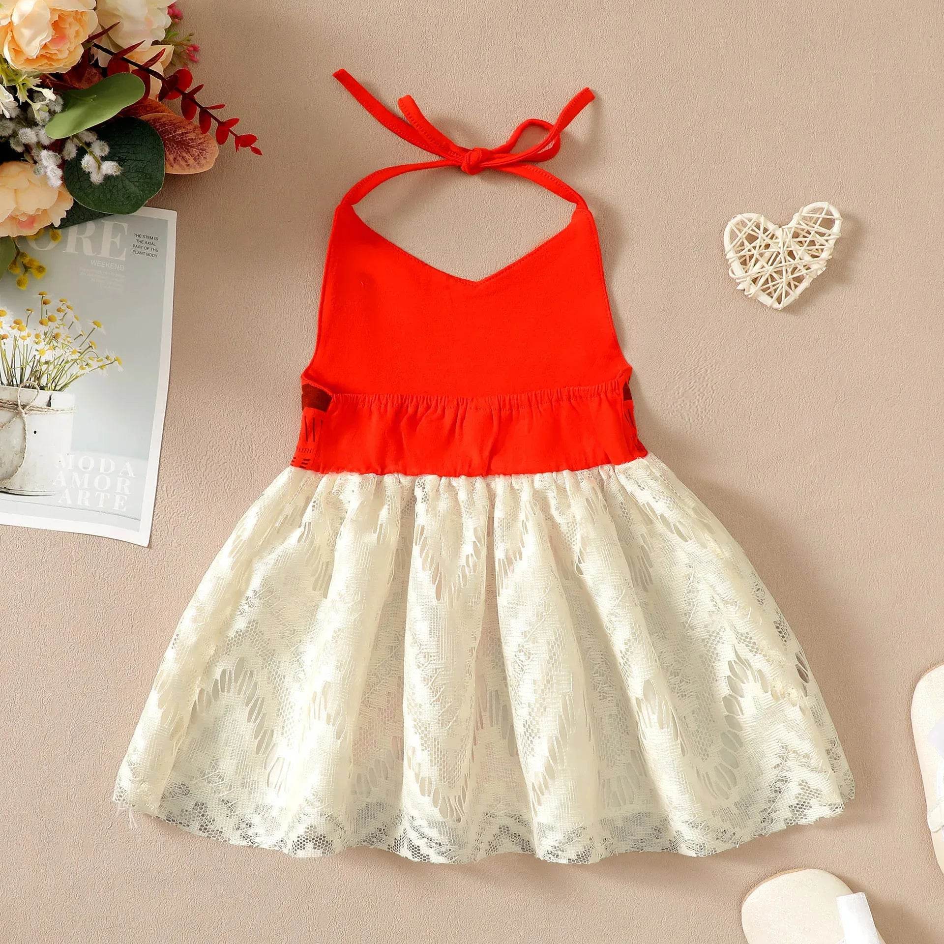 Deluxe Dress Two Piece Moana Costume For Girls 4 To 6 Party - ToylandEU