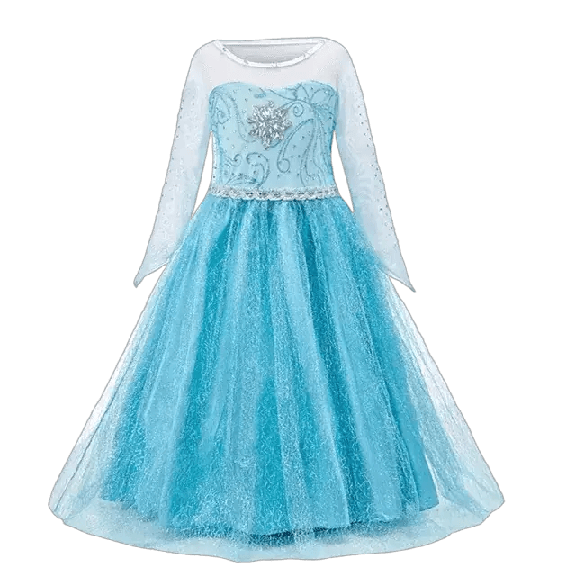  Deluxe Elsa Anna Mesh Princess Costume Toyland EU -  ToylandEU™