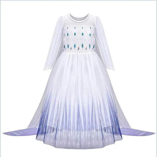  Deluxe Elsa Anna Mesh Princess Costume Toyland EU -  ToylandEU™