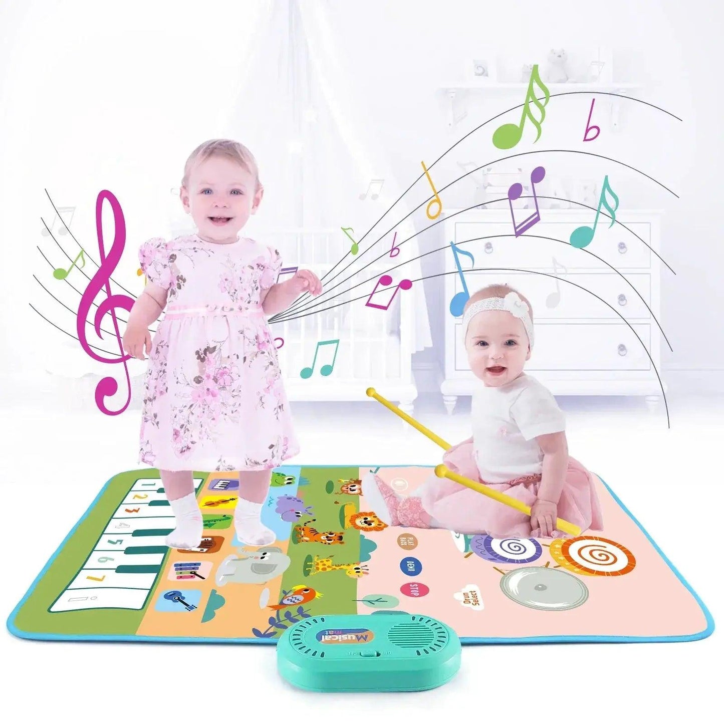  Deluxe Floor Piano Mat 6 Sounds Toyland EU -  ToylandEU™