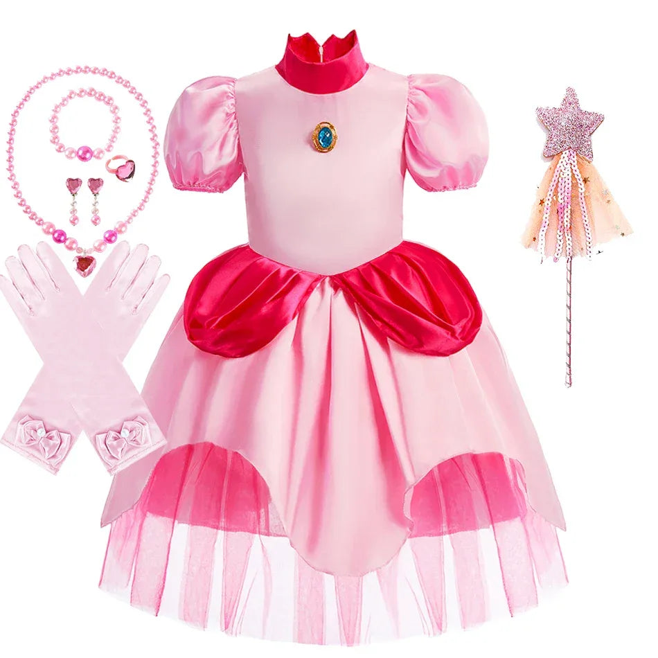 Deluxe Girls Dress Patchwork Witch Theme For Halloween Cosplay - ToylandEU