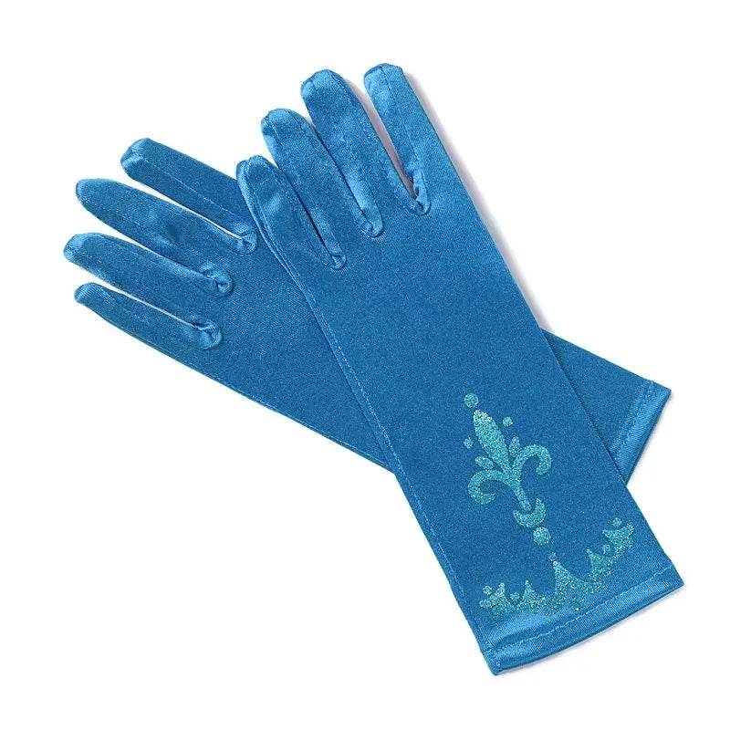 Deluxe Girls Gloves Snowflake Printed Full Finger Stage - ToylandEU