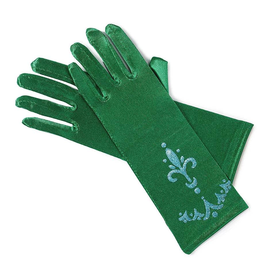 Deluxe Girls Gloves Snowflake Printed Full Finger Stage - ToylandEU
