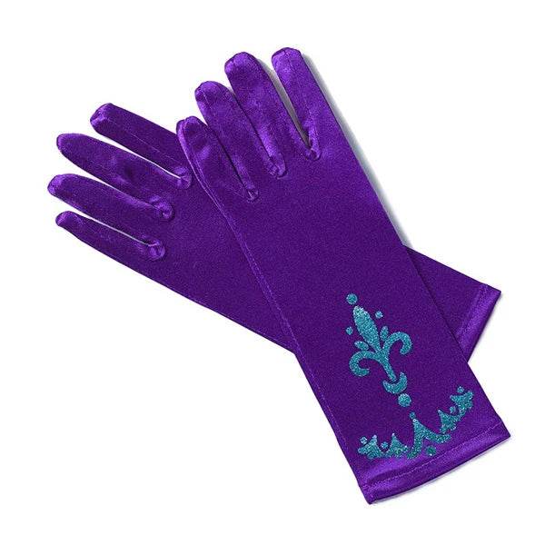 Deluxe Girls Gloves Snowflake Printed Full Finger Stage - ToylandEU