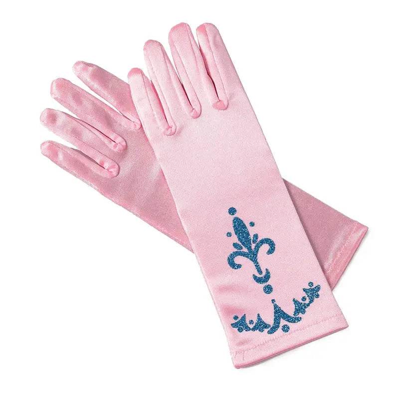 Deluxe Girls Gloves Snowflake Printed Full Finger Stage - ToylandEU
