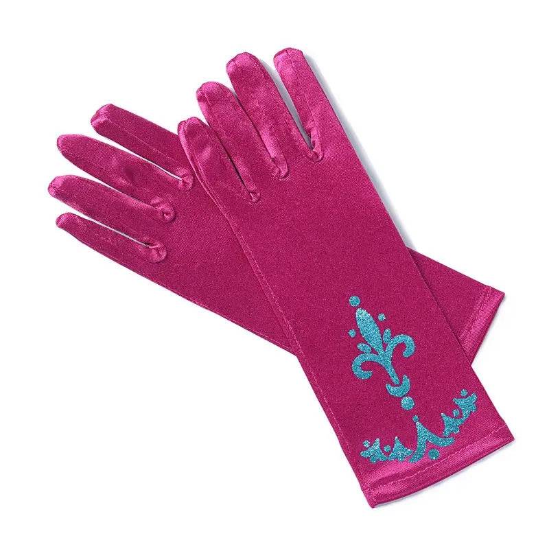Deluxe Girls Gloves Snowflake Printed Full Finger Stage - ToylandEU