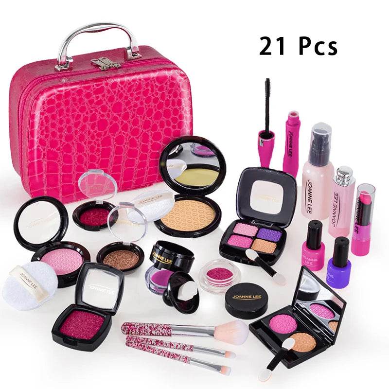 Deluxe Kids Makeup Set with Realistic Accessories for Creative Pretend Play for Girls Aged 3 to 12 - ToylandEU