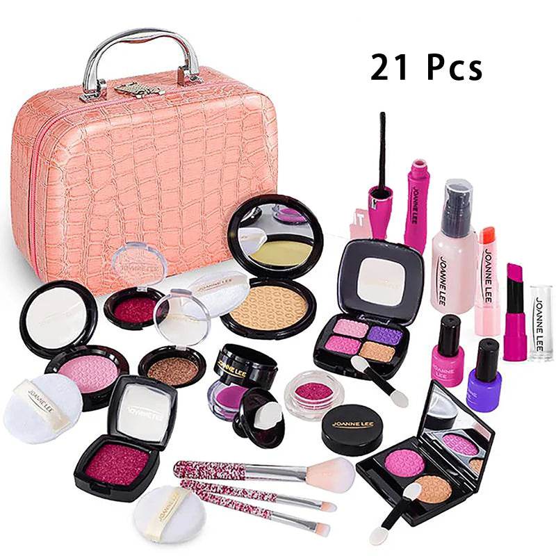 Deluxe Kids Makeup Set with Realistic Accessories for Creative Pretend Play for Girls Aged 3 to 12 - ToylandEU