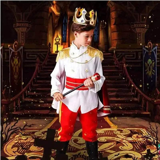 Deluxe Kingly Kids Fantasy Costume - Unisex Royal Prince Costume for Halloween & Role Play - ToylandEU